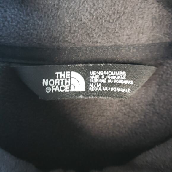 The North Face Fleece Jacket Mens M Charcoal Half-Zip Outdoor Sporty Luxe Urban - Picture 4 of 7